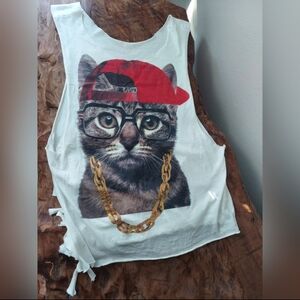 Cat Muscle Tee